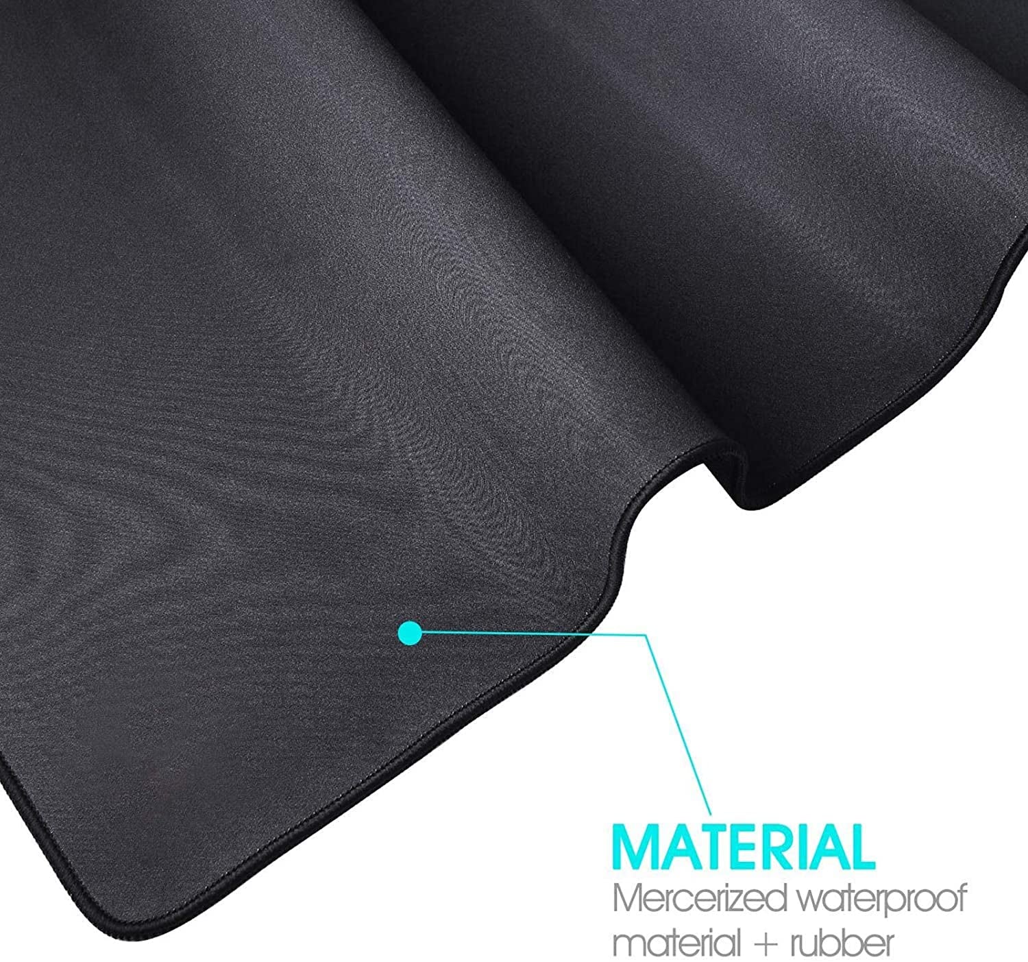 HV-MP855 Extended Mouse Mat / Pad with Waterproof & Non-Slip Rubber Base