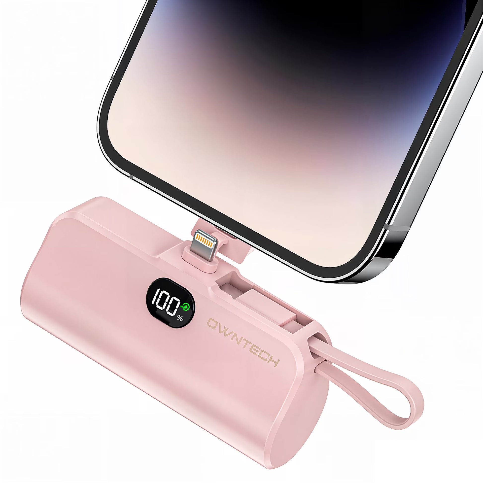 Portable Charger Power Bank for Iphone Android with LED Display 5000Mah Mini Fast Charger Battery Pack Compatible with Iphone 15/14/13/12