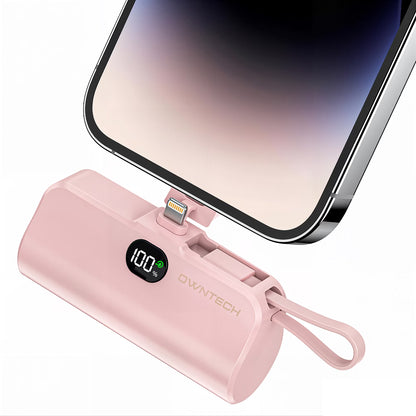 Portable Charger Power Bank for Iphone Android with LED Display 5000Mah Mini Fast Charger Battery Pack Compatible with Iphone 15/14/13/12