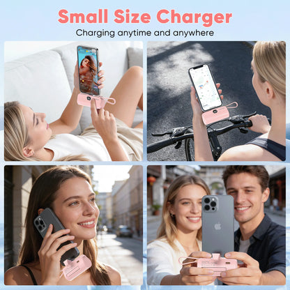 Portable Charger Power Bank for Iphone Android with LED Display 5000Mah Mini Fast Charger Battery Pack Compatible with Iphone 15/14/13/12